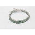 Bracelet Silver Sterling 925 Jewelry Green Emerald Gem Stone Women Handmade C887